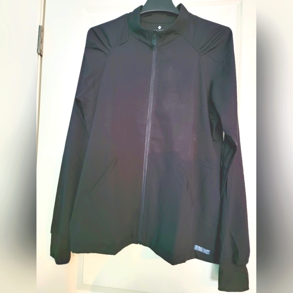 Medcouture Black Scrub Jacket NWOT